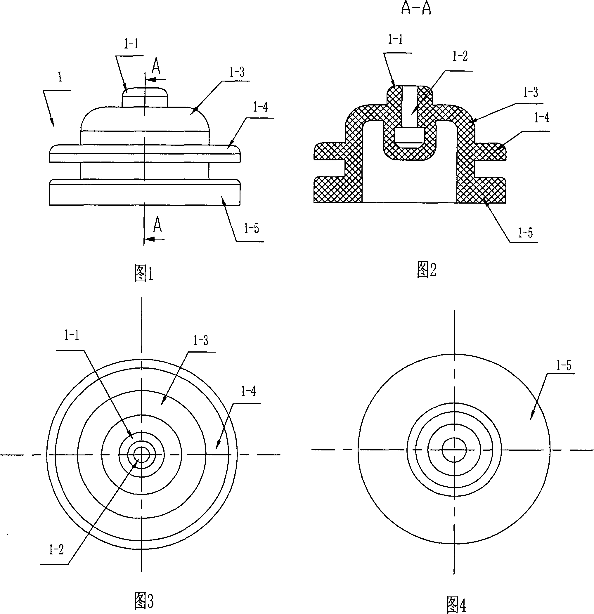 Antivibration pad for vehicle disc loading device