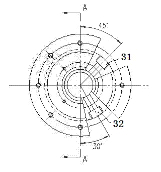 Sealing structure of rotating shaft of powder feeder