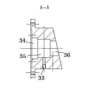 Sealing structure of rotating shaft of powder feeder