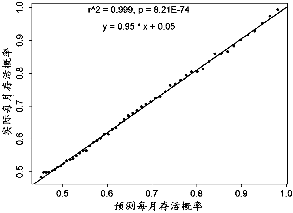 Multi-gene expression characteristic spectrum-based individualized prognosis assessment method for clear cell carcinoma of kidney