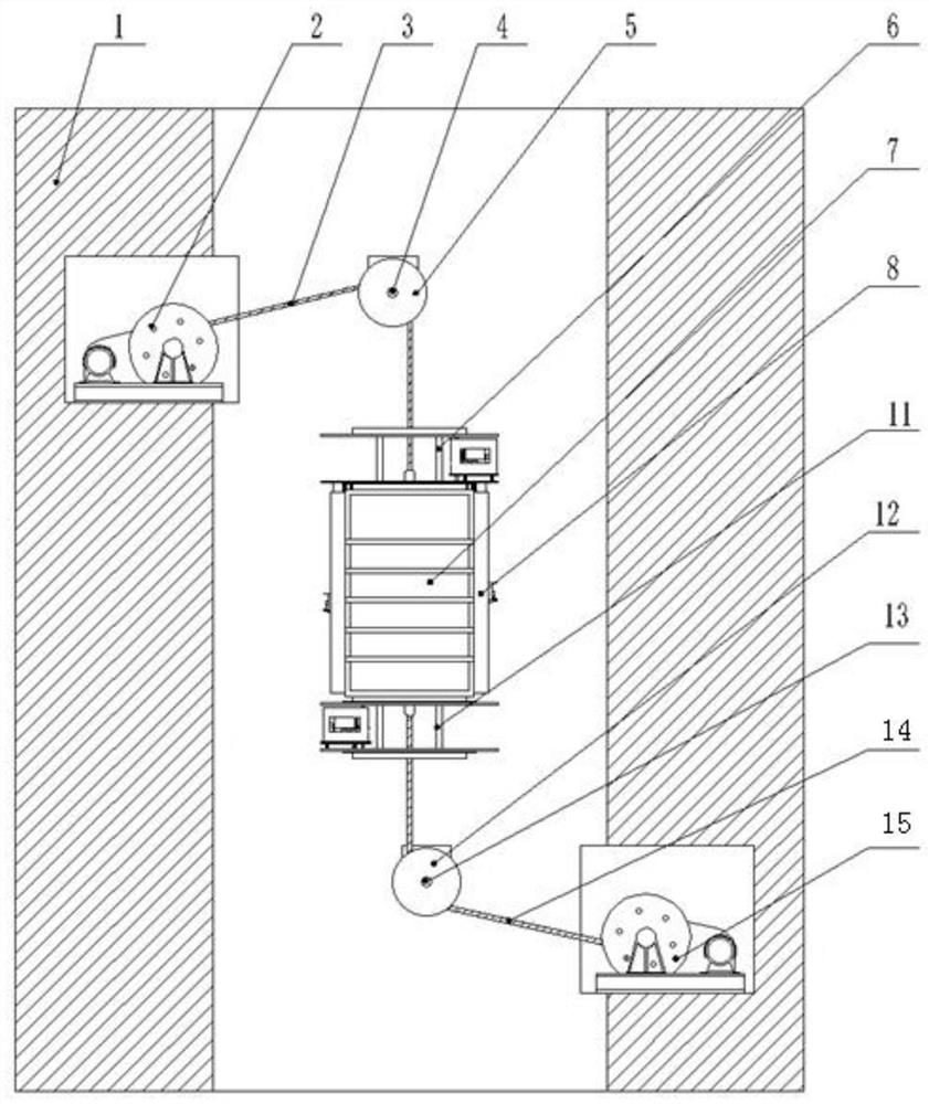 Manned air shaft inspection robot and air shaft inspection method