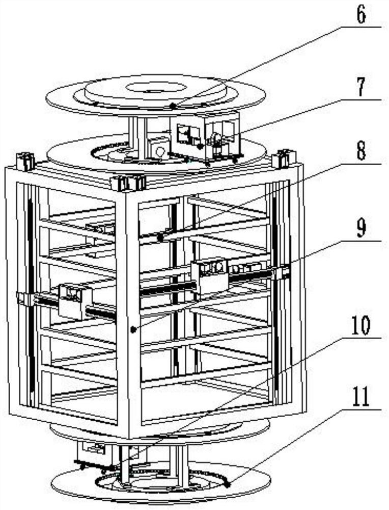 Manned air shaft inspection robot and air shaft inspection method