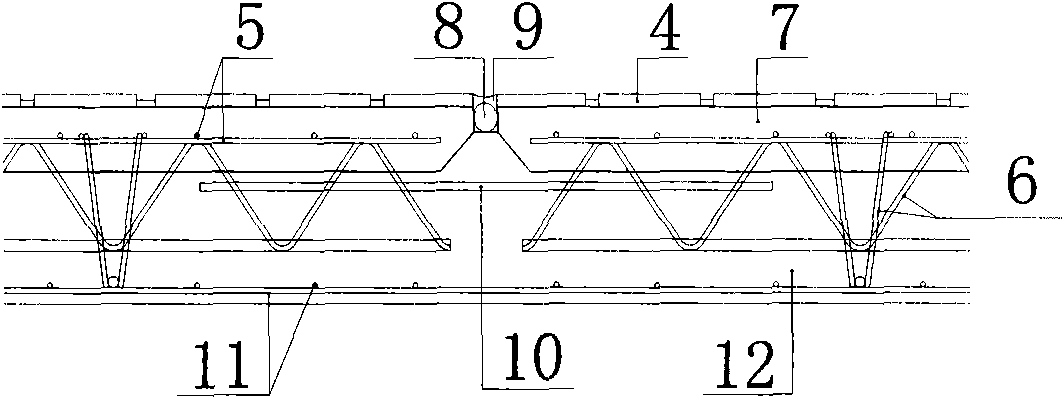 Overlapped shear wall with prefabricated part and cast-in-situ part and manufacturing method thereof