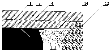 Parallel operation coal mining method of pressure relief gas drainage and top coal caving in huge thick and hard coal seam