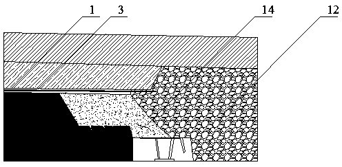 Parallel operation coal mining method of pressure relief gas drainage and top coal caving in huge thick and hard coal seam