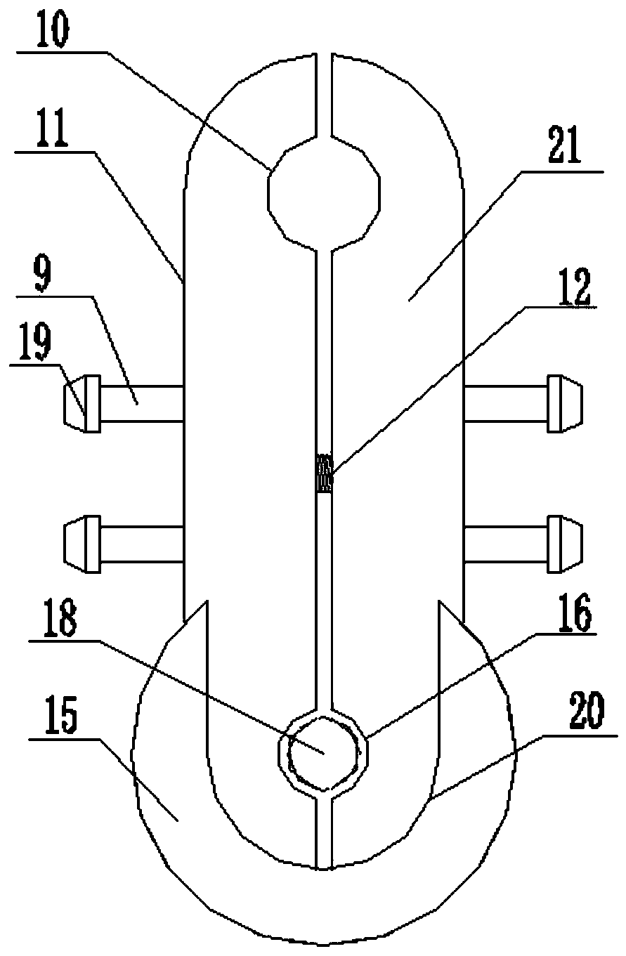 Manual corrugated pipe edge overturning tool