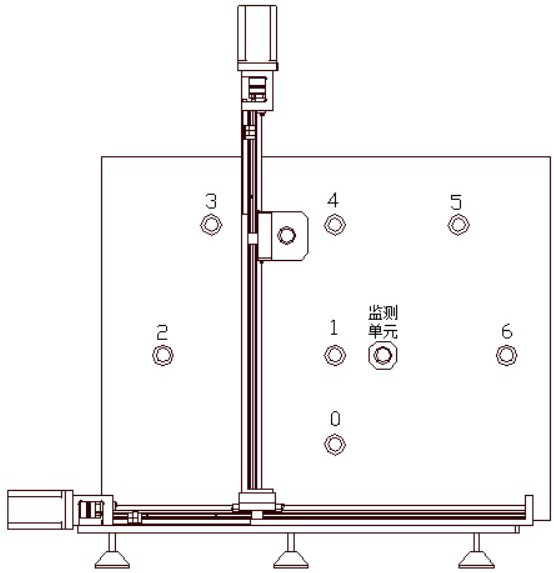 Calibration device for measuring light intensity distribution characteristics of road traffic signal lamp