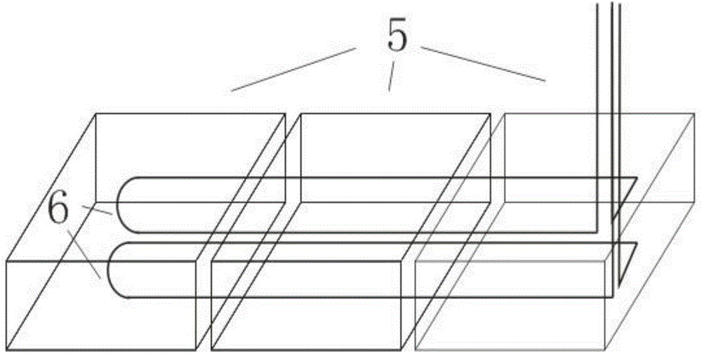 Distributed fiber monitoring method and system for strains and stresses of ship lock structure