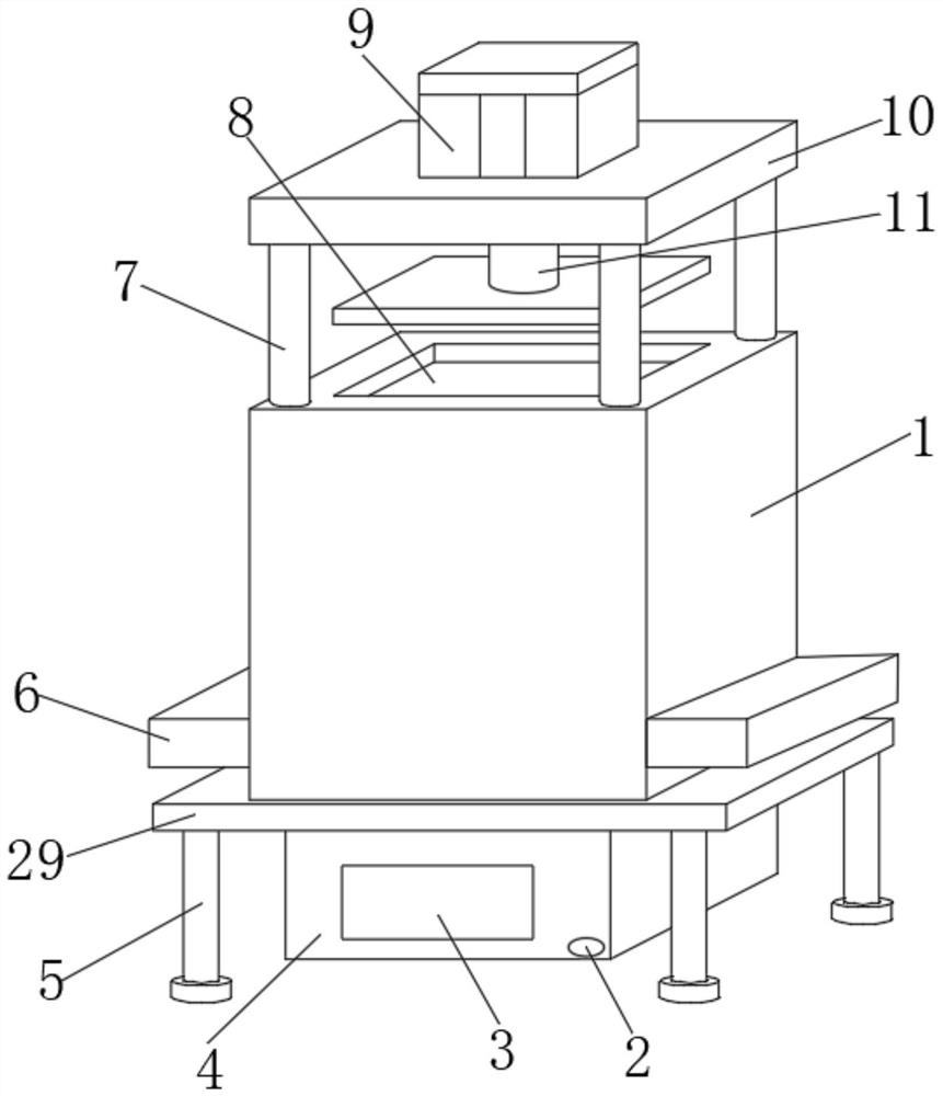 Electroplating device based on lead frame and electroplating method thereof