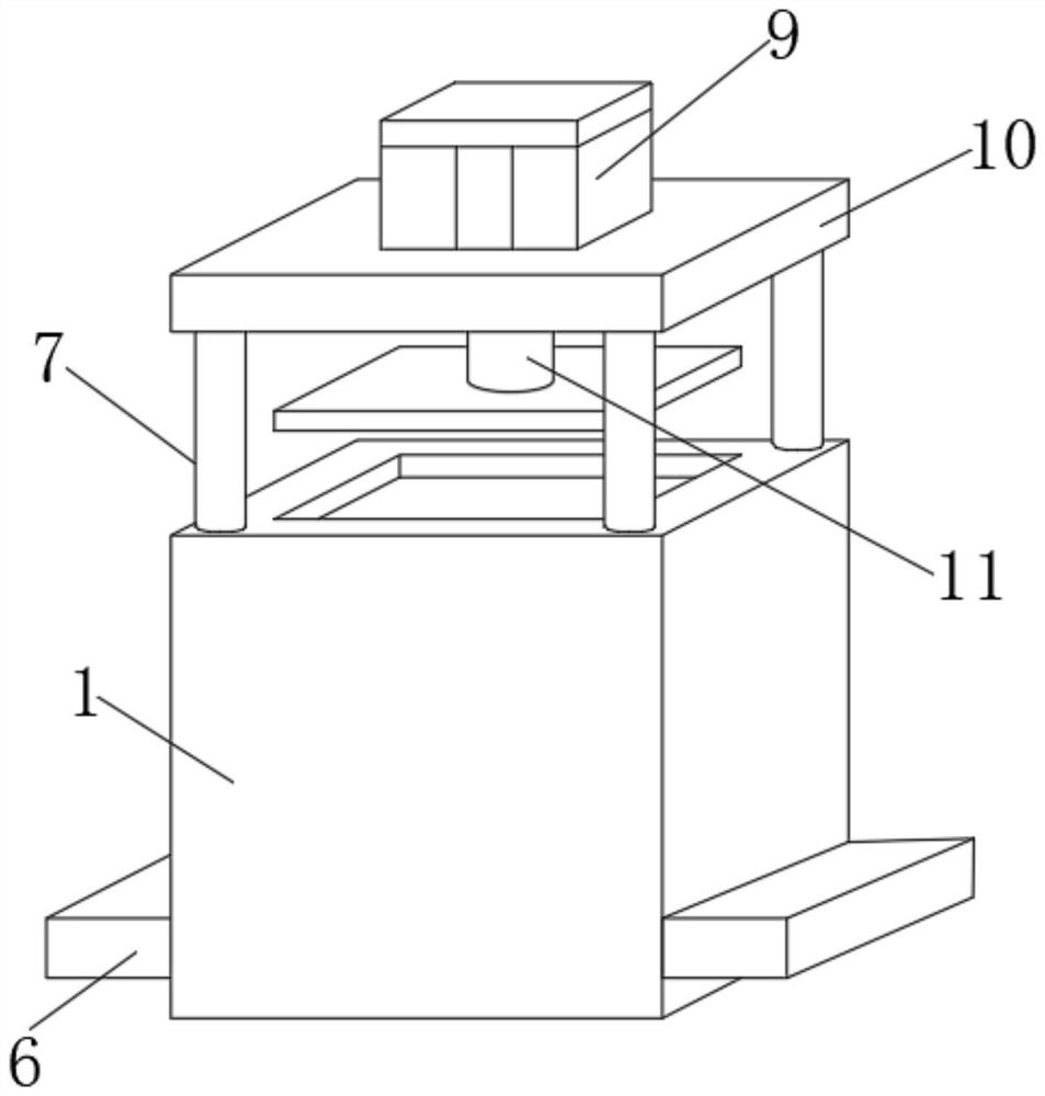 Electroplating device based on lead frame and electroplating method thereof