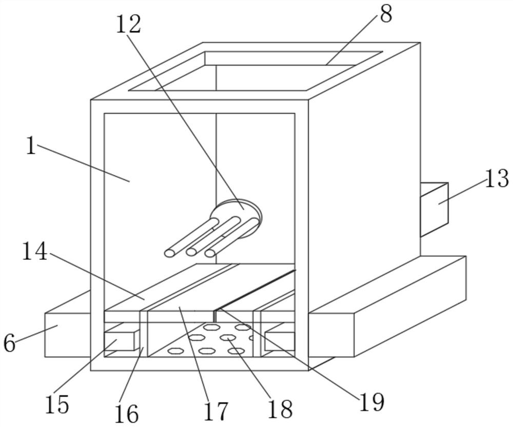 Electroplating device based on lead frame and electroplating method thereof