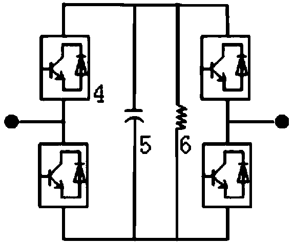 Direct current circuit breaker simulation method and device