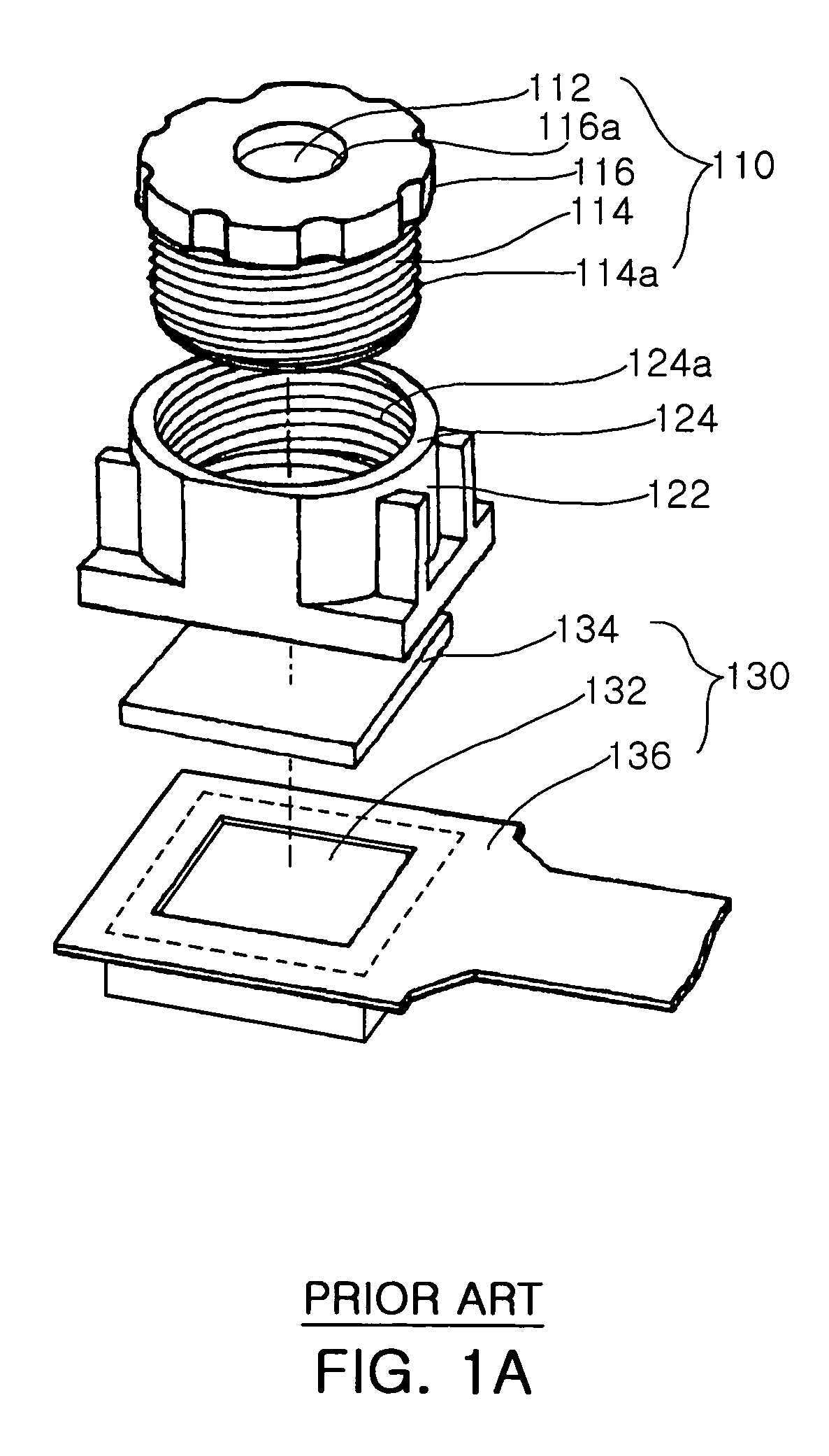 Nonadjustable focusing type camera module