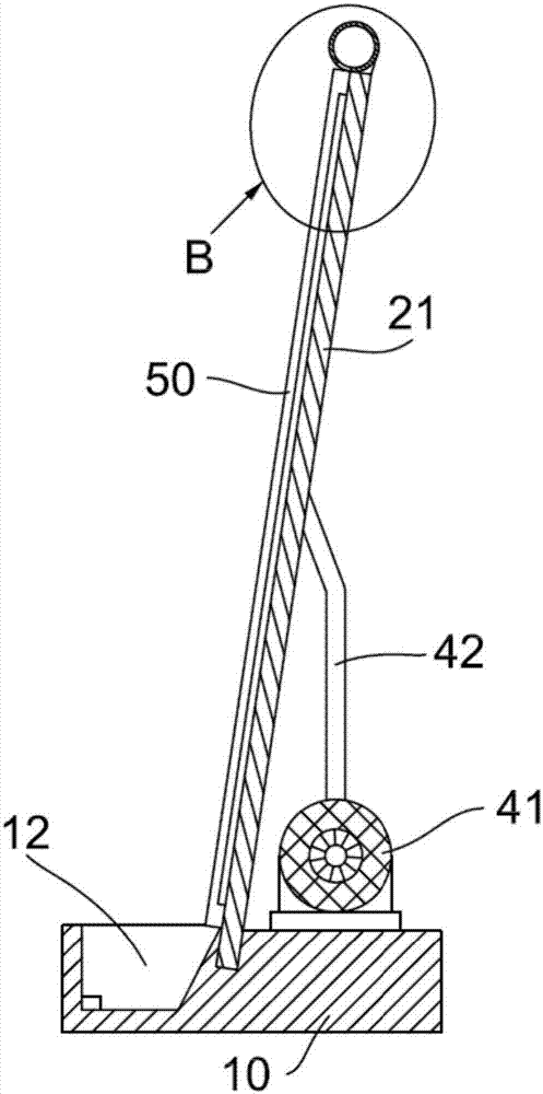 Mirror with demisting device