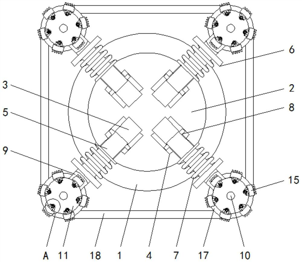 An artificial intelligence educational robot with the function of removing obstacles