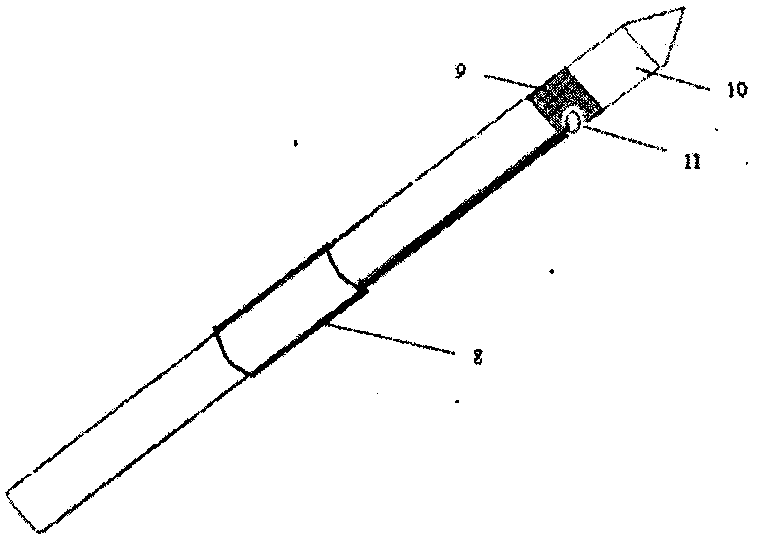 Intracavity air sac slippage preventing drainage tube