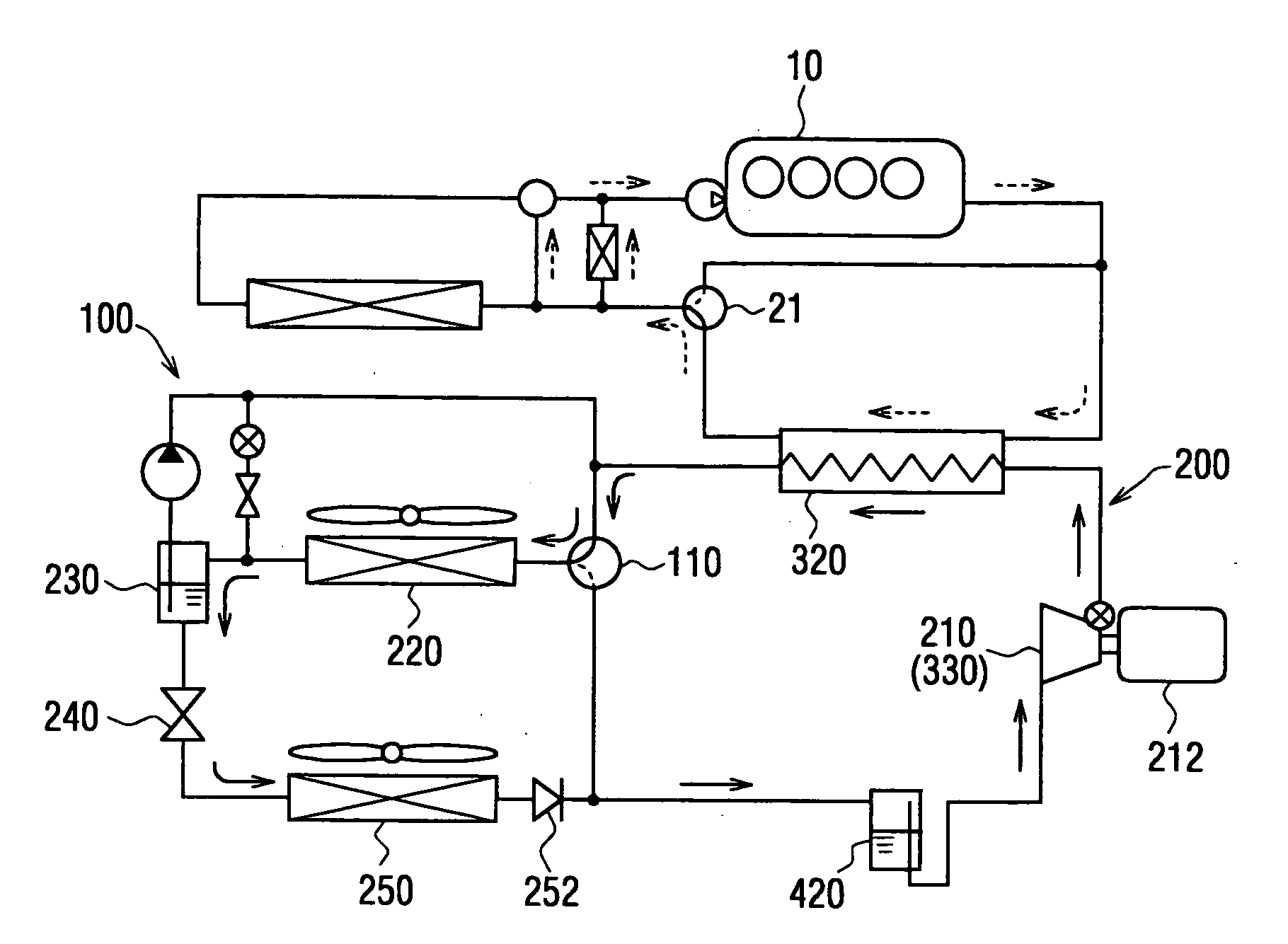 Vapor compression refrigerating apparatus