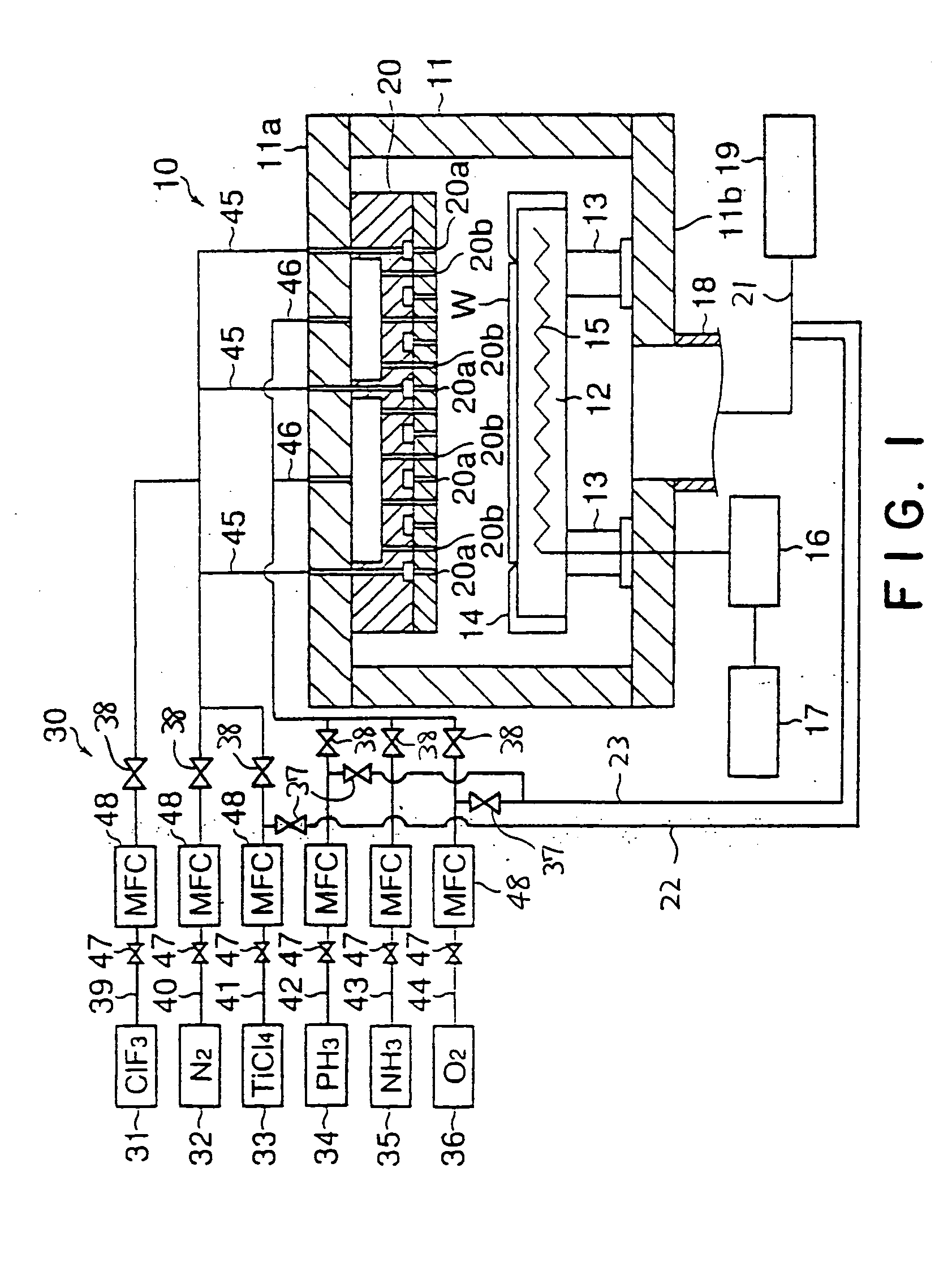 Method for depositing metallic nitride series thin film