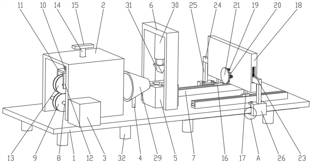 Steel bar cutting device for building construction