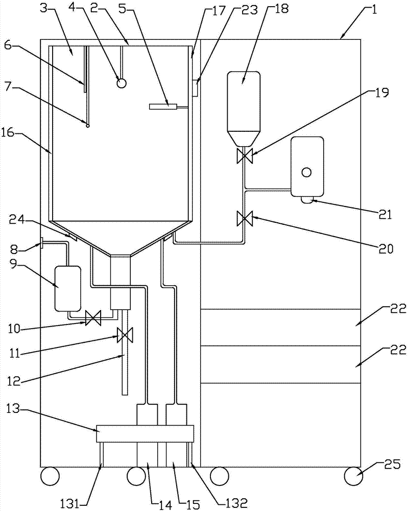 Beer brewing device suitable for household dining