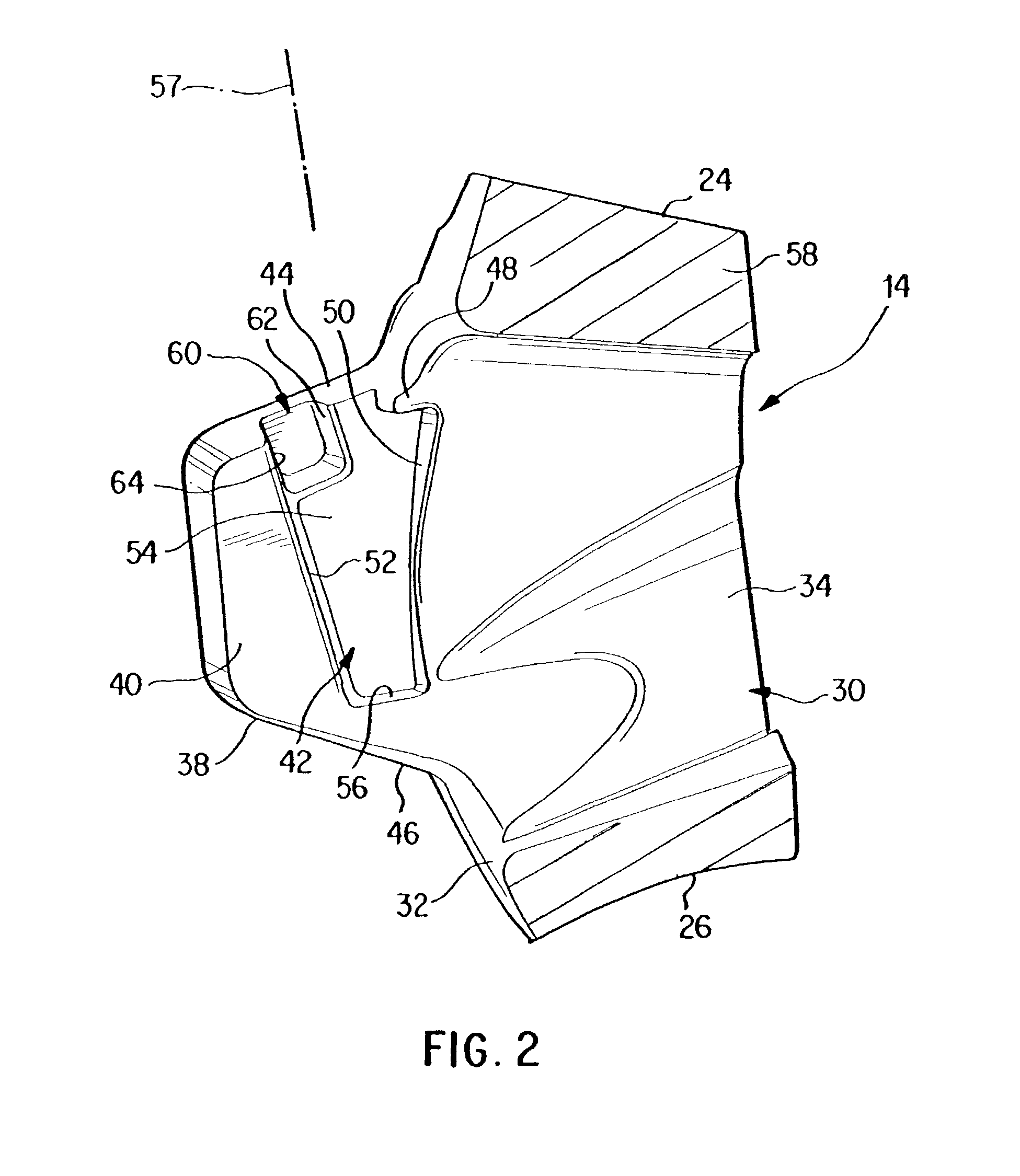 Coupling for excavating wear part