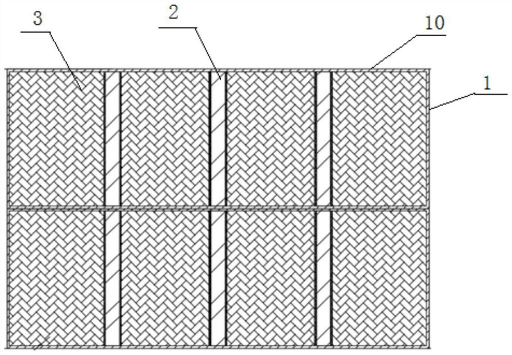 Long corridor floor support-free aluminum plastic formwork device