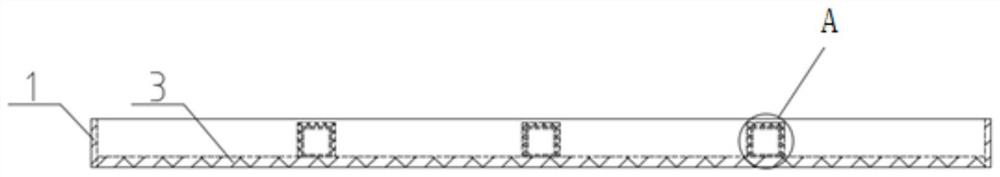 Long corridor floor support-free aluminum plastic formwork device