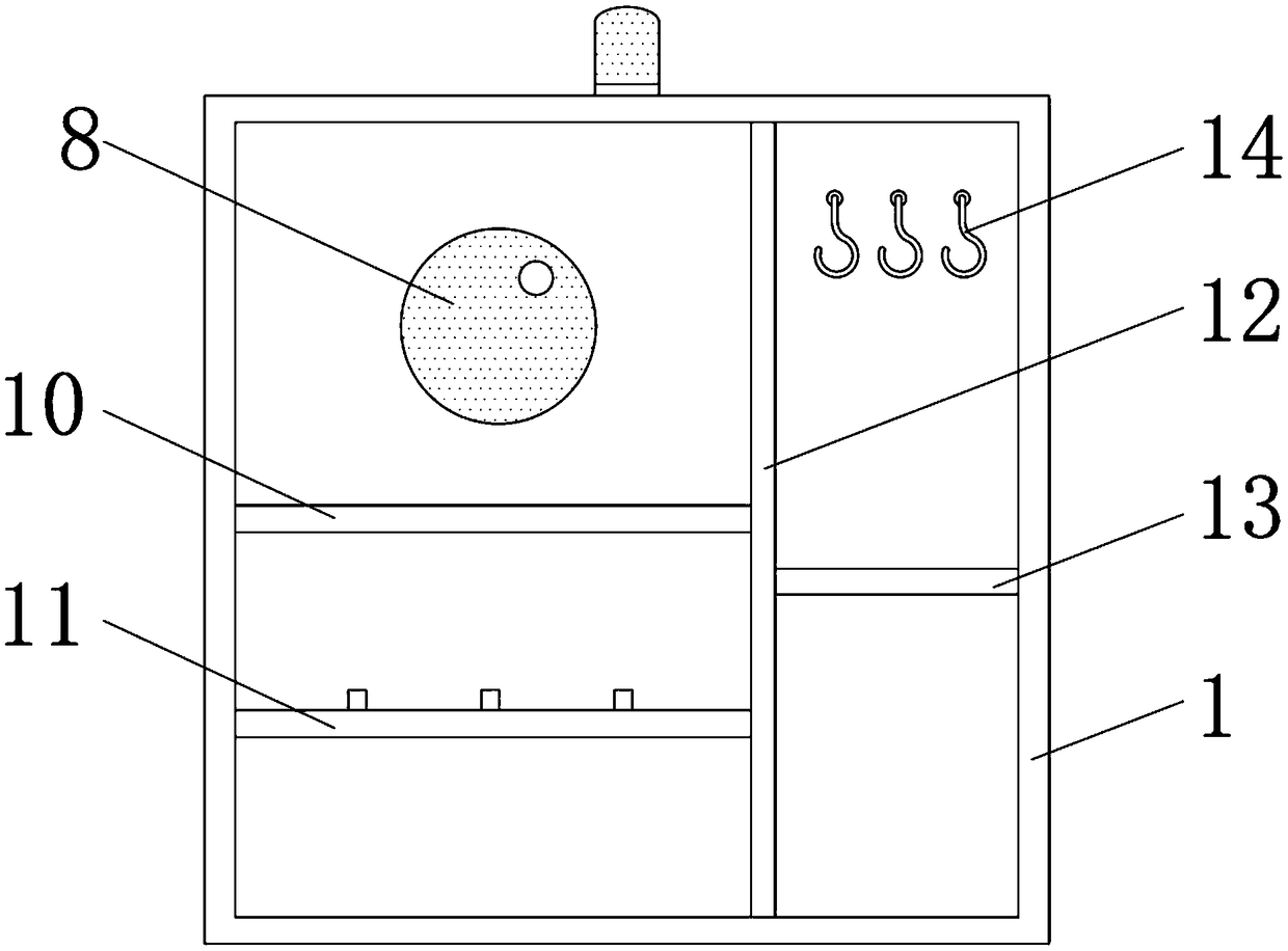 Municipal stainless steel fire fighting box device