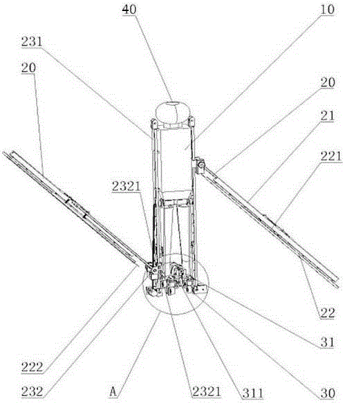 Cleaning mechanism and solar power station cleaning robot employing cleaning mechanism