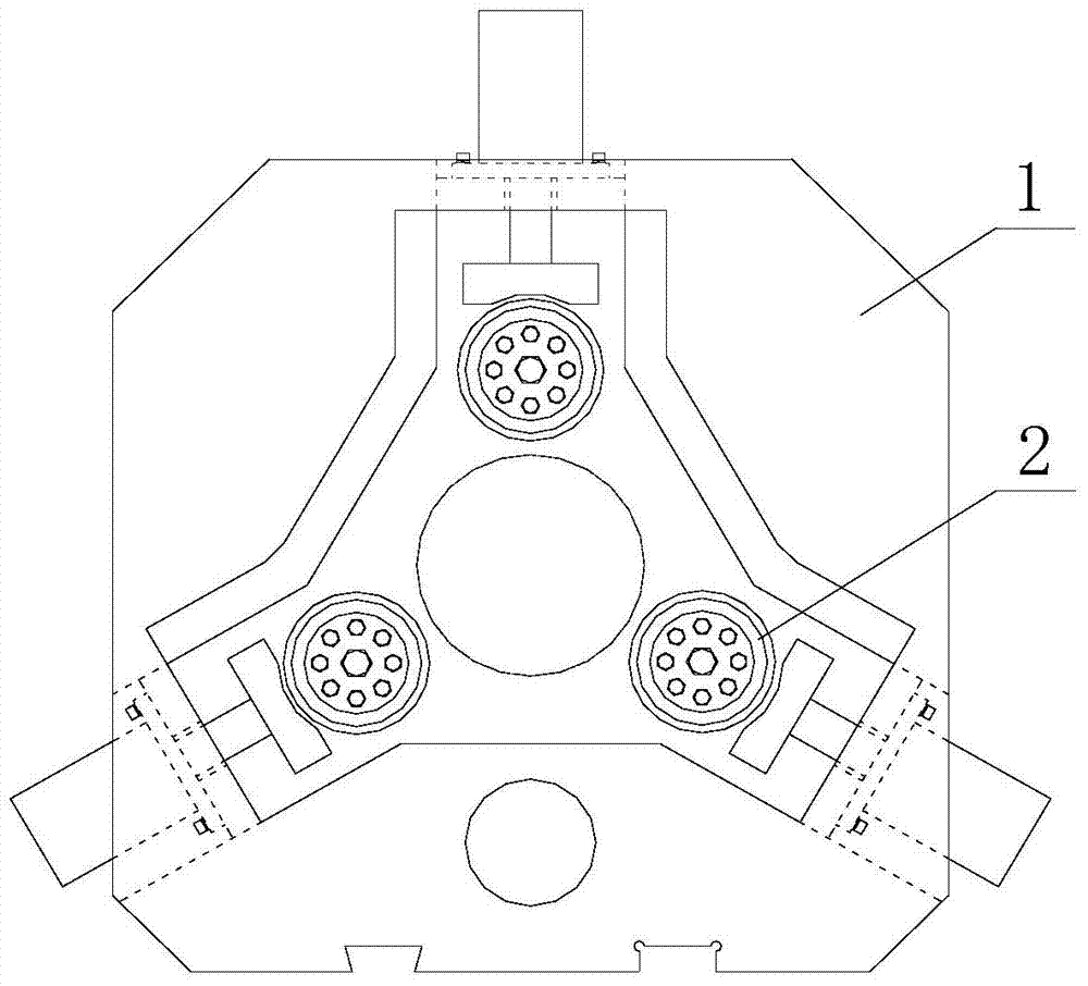 High-strength hot-spinning precision plastic forming method for hollow train axle blanks