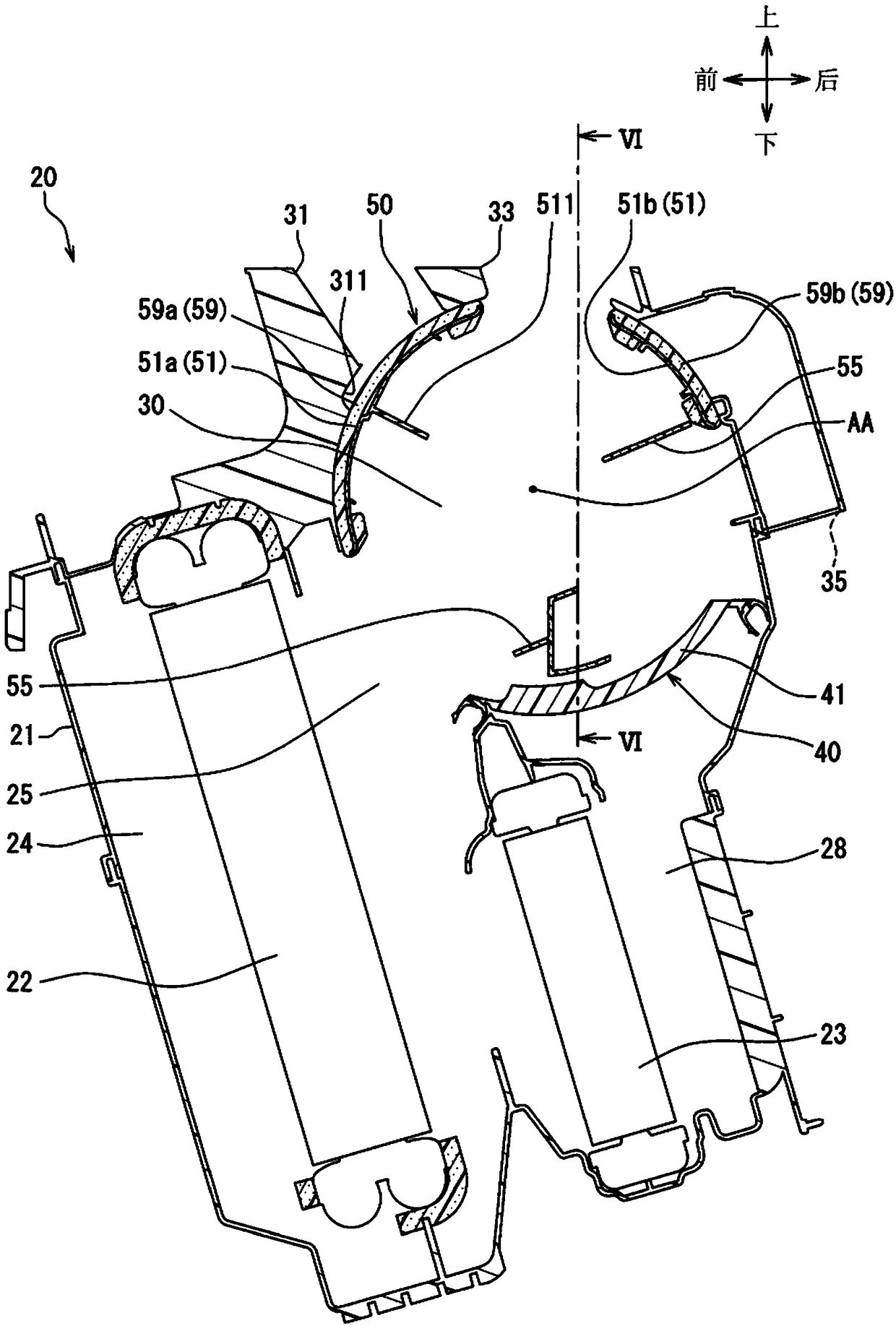 Air-conditioning device for vehicles