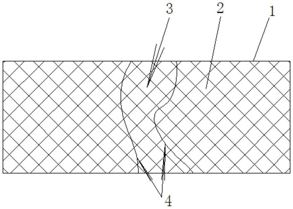 A color marking printing process of ribbon