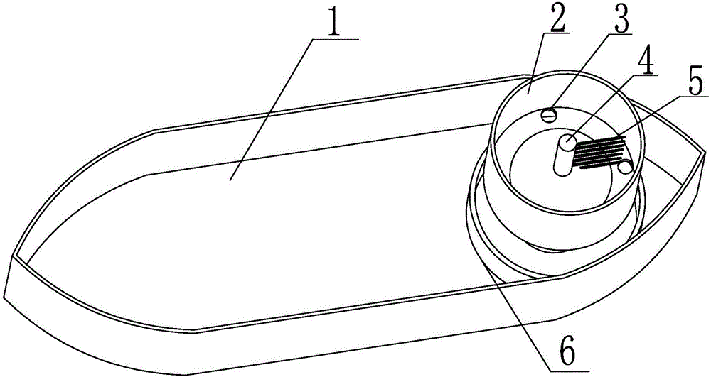 Automatic lotus seedpod threshing and picking boat