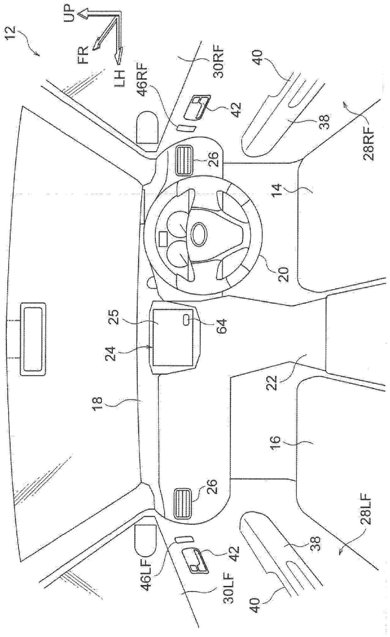 Vehicle power window control device