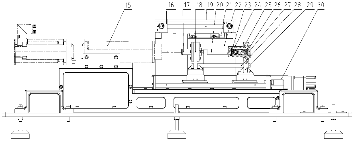 High-precision ultrahigh-pressure liquid-phase simulation load accumulation error test platform