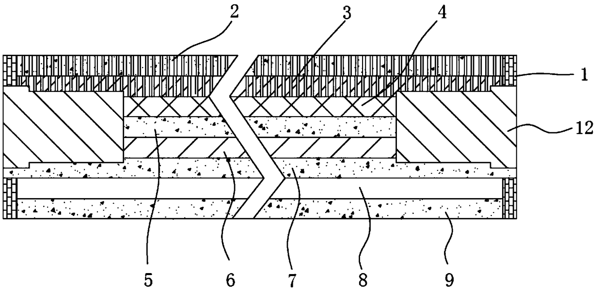 Modular coupling structure with sound insulation, sound absorption and sound diffusion functions