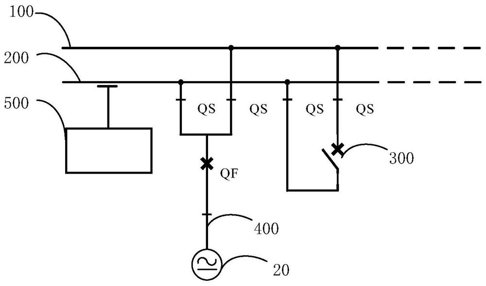 Gas-insulated substation metal particle detection method