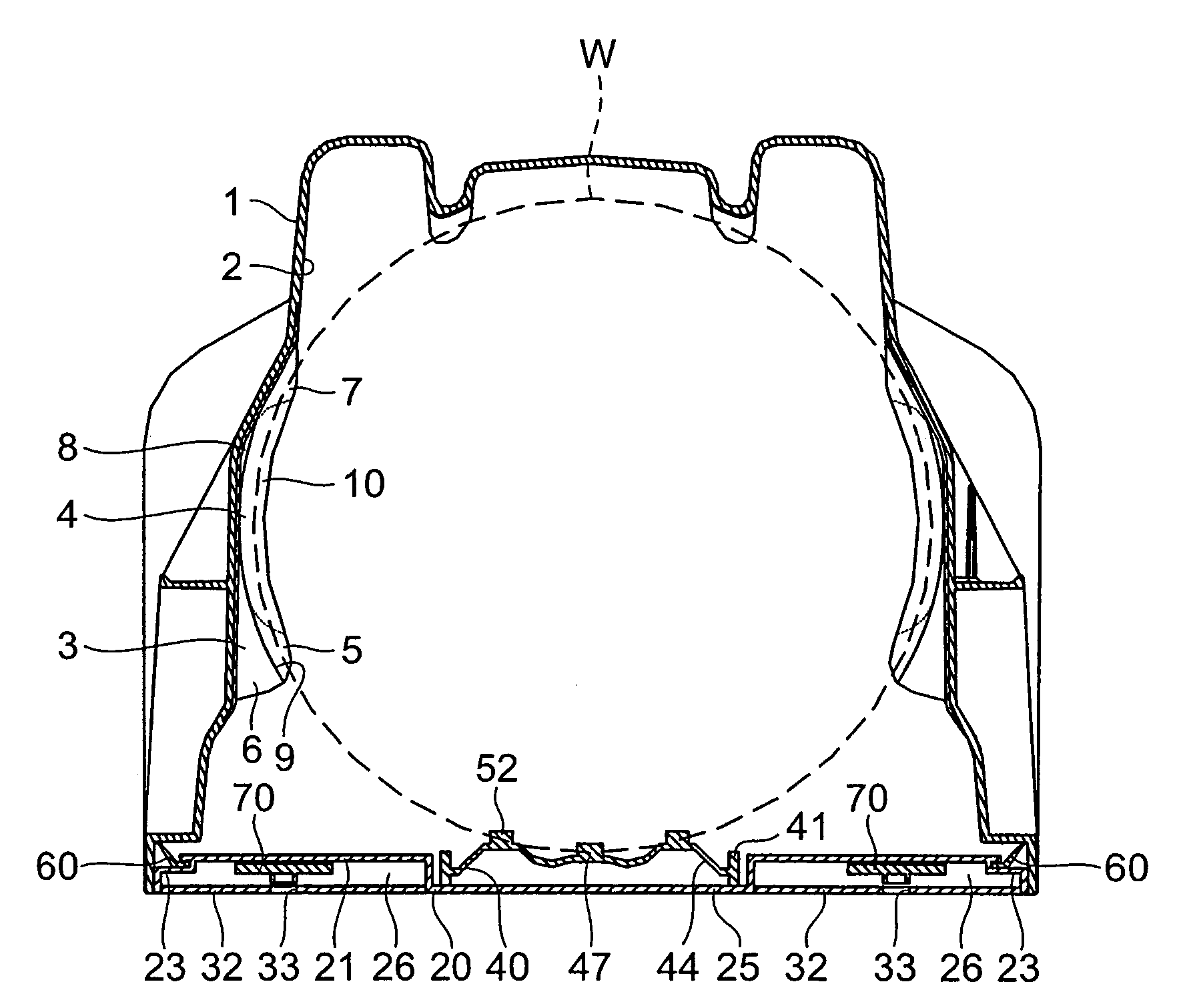 Substrate storage container