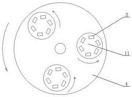 Slide valve grinding clamp used for disc grinder and clamping method for slide valves