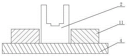 Slide valve grinding clamp used for disc grinder and clamping method for slide valves