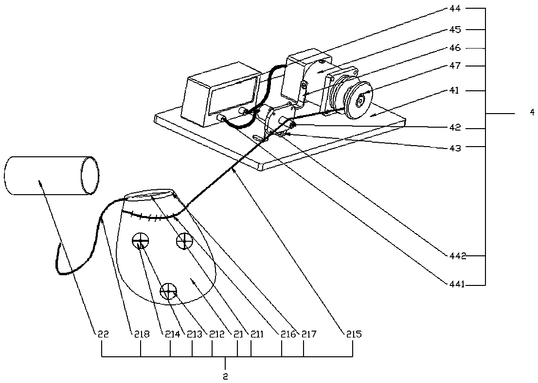 Laparoscopic ovarian cyst stripping assist device