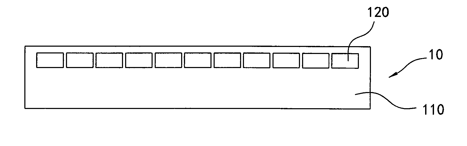 Contact image sensing chip and module