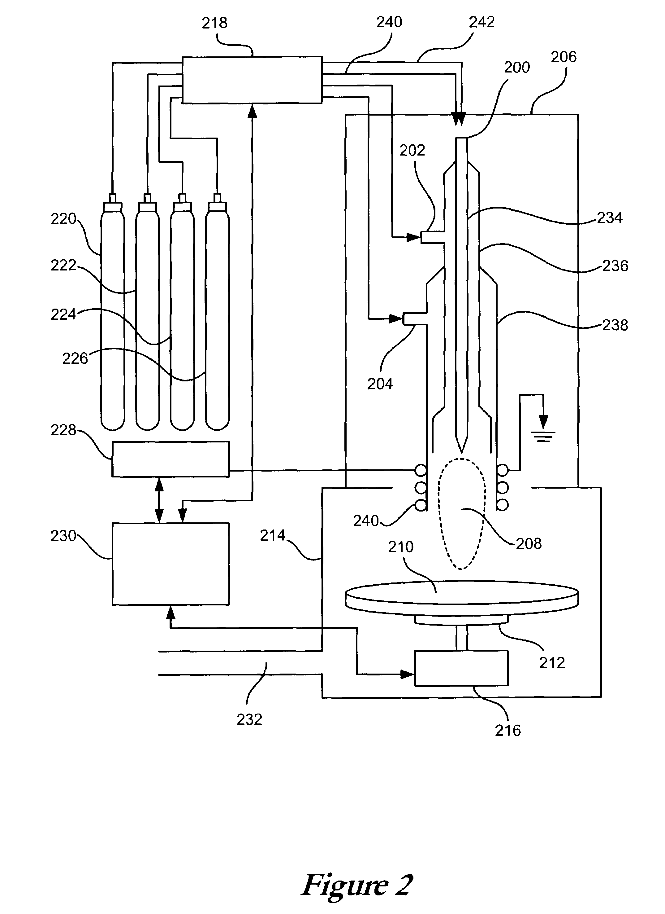 Method for non-contact cleaning of a surface