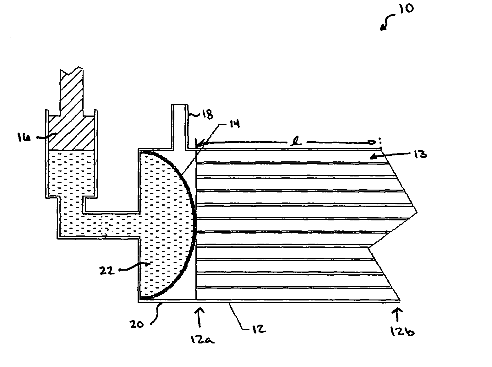 Implantable pump with adjustable flow rate