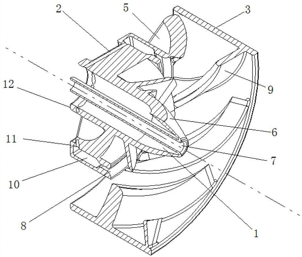 Cracking-gas fuel injection device for chemical regenerative cycle