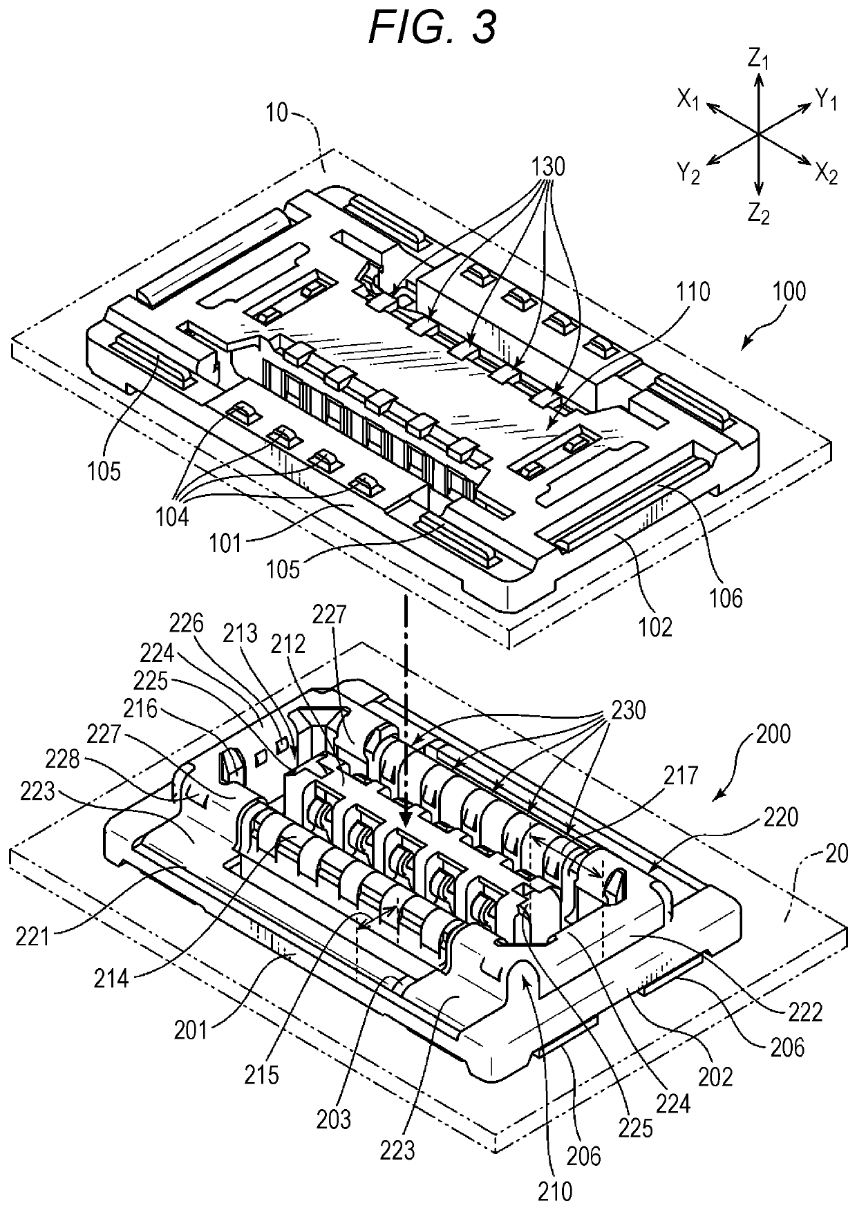 Connector and connector device