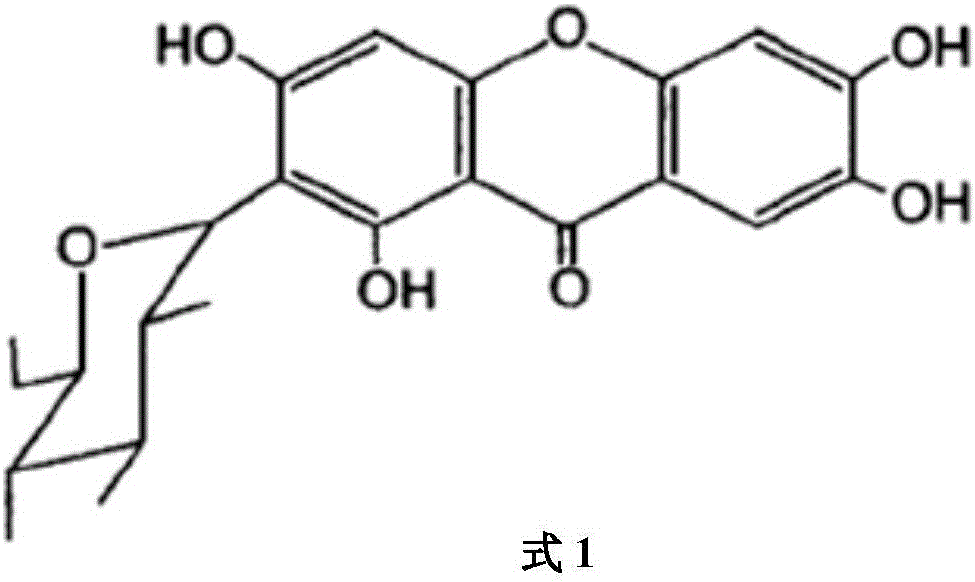 Method for extracting and separating mangiferin from mango leaves