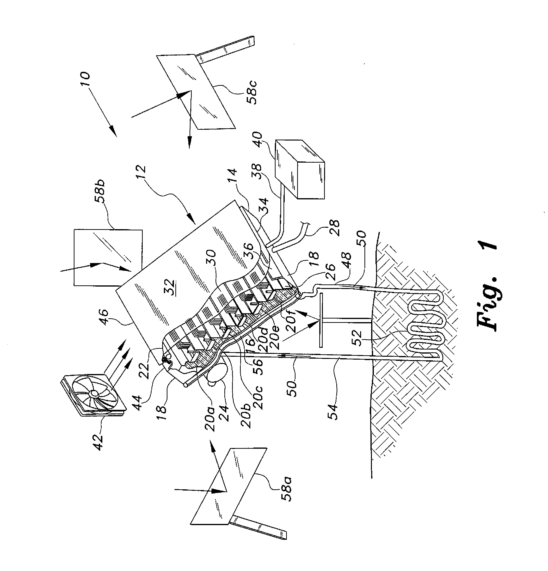 Water desalination system using geothermal energy