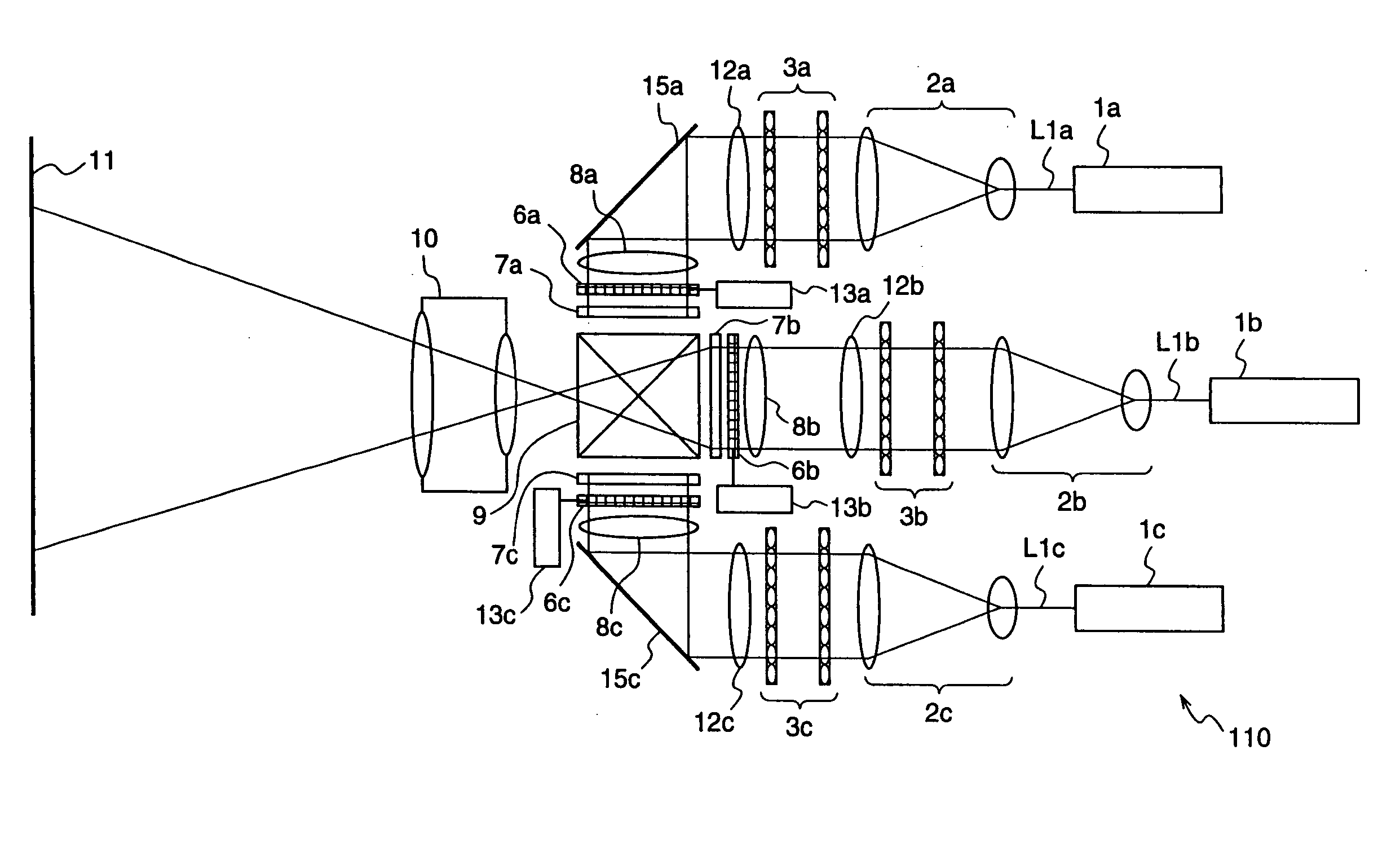 Two-dimensional image forming apparatus