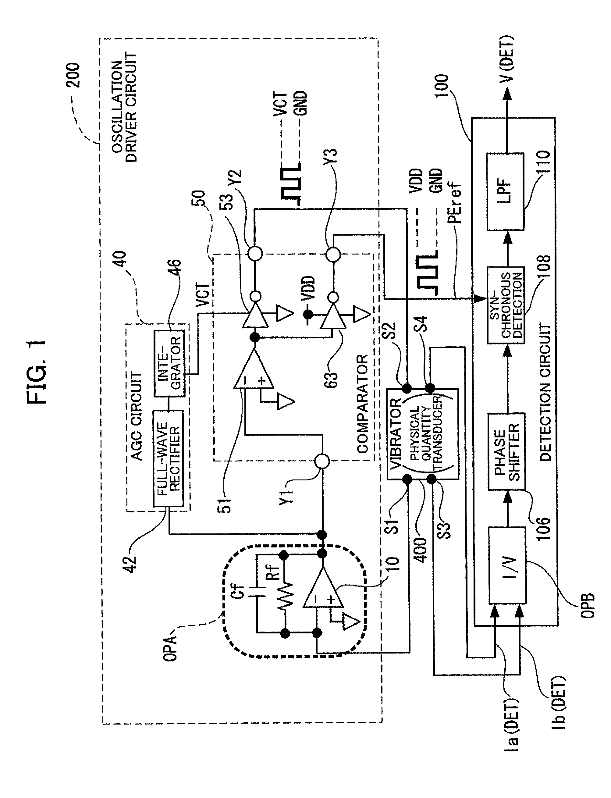 Oscillation driver circuit, oscillation driver device, physical quantity measurement circuit, physical quantity measurement device, and electronic instrument